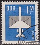 Germany - 1982 - Plane - 1 Mark - Blue - Germany, DDR - Scott C14 - 0